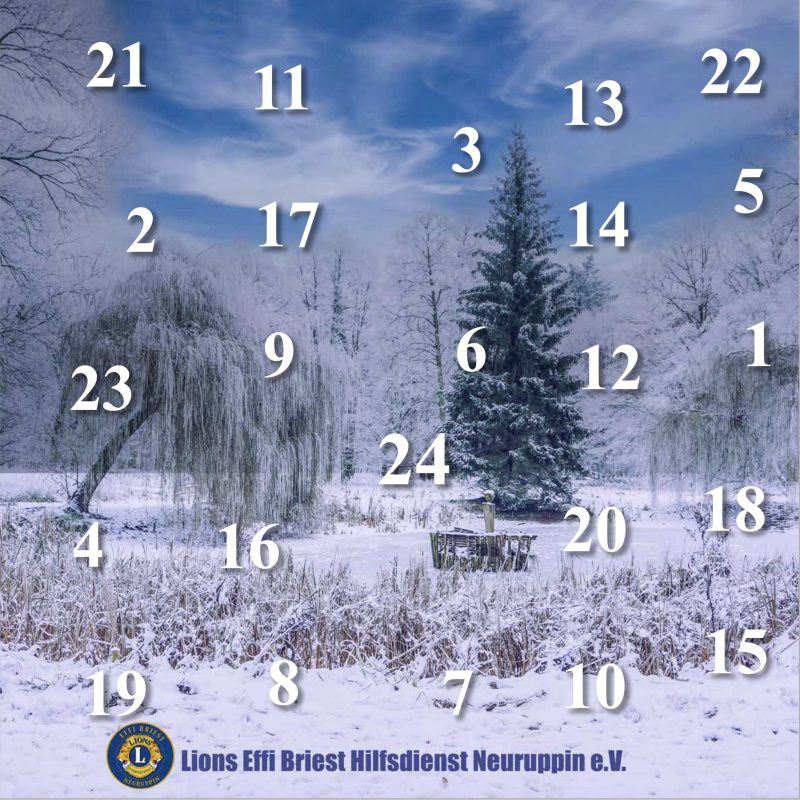 Adventskalender Lions Effi Briest 2024